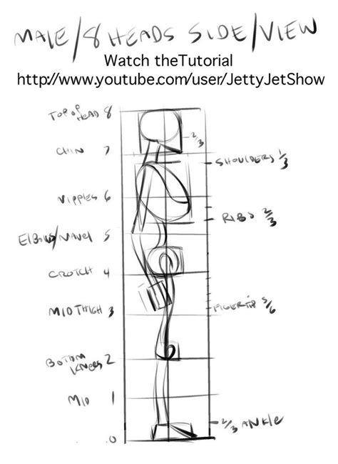 Tutorial Side view body by on deviantART