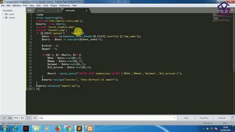 Tutorial Smarty PHP Template Engine Import File Ke Dalam Database