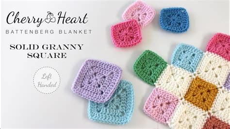 Tutorial Solid Granny Square Left Handed YouTube