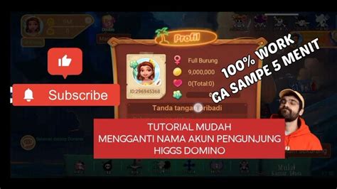 Tutorial akun higgs baru & blokir akun tema menarik nyaman gameplay adil dari MEMEK BULU TIPIS pemain handal segera unduh sekarang juga image 1