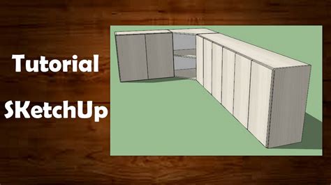 Tutorial básico sketchup, mueble para cocina Carpintería