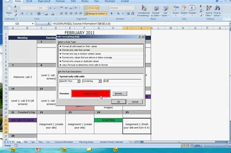 Tutorial on creating a calendar for the LMS YouTube YouTube