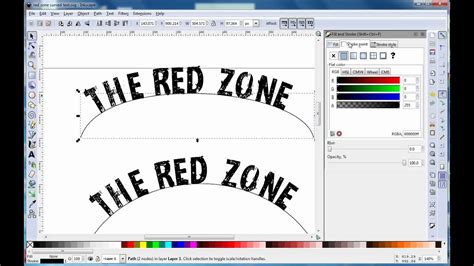 Tutorial on how to create text in inkscape mayagai