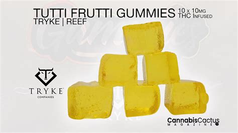 Tutti Frutti Gummies by Tryke - The Cannabis Cactus