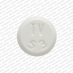 Tv 53 pill. Pill Identifier results for "tv 53 Round". Search by imprint, shape, color or drug name. 