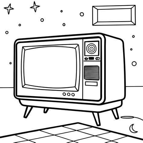 Tv Coloring Pages