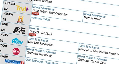 Tv guide gci. Check out American TV tonight for all local channels, including Cable, Satellite and Over The Air. You can search through the Local TV Listings Guide by time or by channel and search for your favorite TV show. 