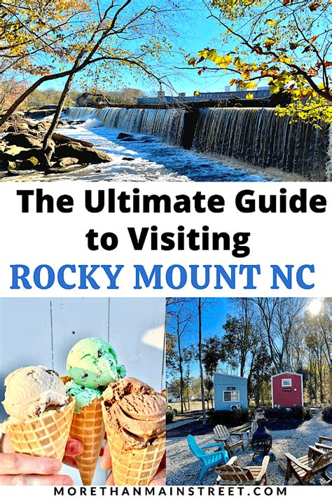 Rocky Mount at a glance. Top industries in Rocky Mount include health care, education, and manufacturing. College sports teams in Rocky Mount include the North Carolina Wesleyan College Battling Bishops. The name Rocky Mount comes from "Rocky Mound," which is derived from the Rocky Mound at the falls of the Tar River. . 
