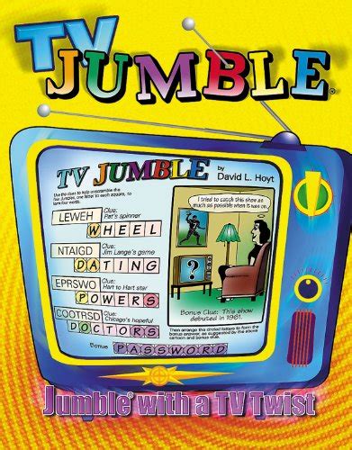 Tv jumble by david hoyt. David Hoyt meshes interesting facts, wordplay and creative visual tricks in each puzzle. The Jumble Crossword Daily puzzle is available for our audience to enjoy. All the fun of a daily Jumble and a colorful crossword puzzle together in one place! ... TV Jumble. All New Games Solitaire Mahjong Arcade Match 3 Puzzles Crosswords, Sudokus & Word ... 