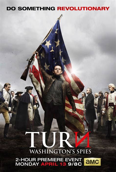 Tv series turn washington's spies. S1.E3 ∙ Of Cabbages and Kings. Sun, Apr 20, 2014. On the run from the British, Ben is betrayed by his own militia. Abe travels with Richard to New York to spy. Mary confronts Anna. 8.1/10 (572) Rate. Watch options. 
