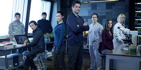 Tv show helix. Helix Season 2 Episode 12 Quotes. Kyle: What the hell is that? Sarah: It's my son. Kyle: Your what? When were you pregnant? Sarah: It was... Kyle: No stop, you can explain it to me on the way. 