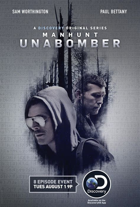 Tv show manhunt unabomber. August 1, 2017 6:59pm. Discovery Channel. Discovery's new miniseries Manhunt: Unabomber, takes viewers back to the ' 90s and follows the key players who worked to track down serial killer Ted ... 