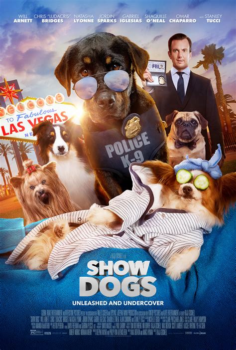Tv shows for dogs. Show Dogs is a 2018 buddy cop dog movie directed by Raja Gosnell (director of The Smurfs live-action movies and the Scooby-Doo (2002) movies) and starring Will Arnett and Chris "Ludacris" Bridges.. Frank (Arnett) is a cop who goes undercover with his dog partner Max (Ludacris) to infiltrate a crime ring that steals valuable animals in order to sell them off to the highest bidder … 