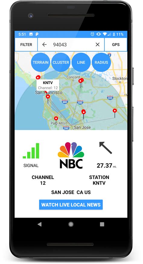 About this app. With Antenna Point, aiming your TV antenna is easy! The map in the app will display transmitting towers along with the distance from your home to each tower. Antenna Point will identify your location and provide the TV antenna coverage area within 35-mile, 50-mile, and a 70-mile range pattern. The app will help you find the best .... 