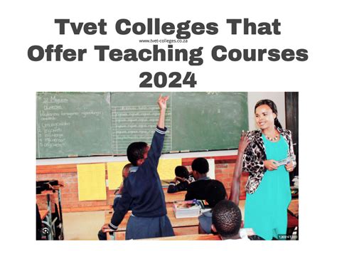 Tvet colleges that offer teaching courses - TVET Colleges