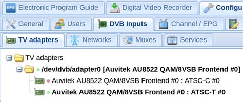 Tvheadend atsc.  That's the playing device responsibility.  Always press Save. ...