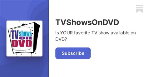Tvshowsondvd - TVShowsOnDVD website was shut down. Since then we've been posting the weekly Roundup here on Facebook, simply because it was the best place to make it available for the most people. But we're constantly getting complaints from people who WANT to follow us, yet DO NOT want to use Facebook. The platform has …