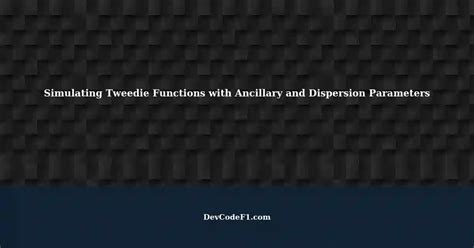 Tweedie function - RDocumentation