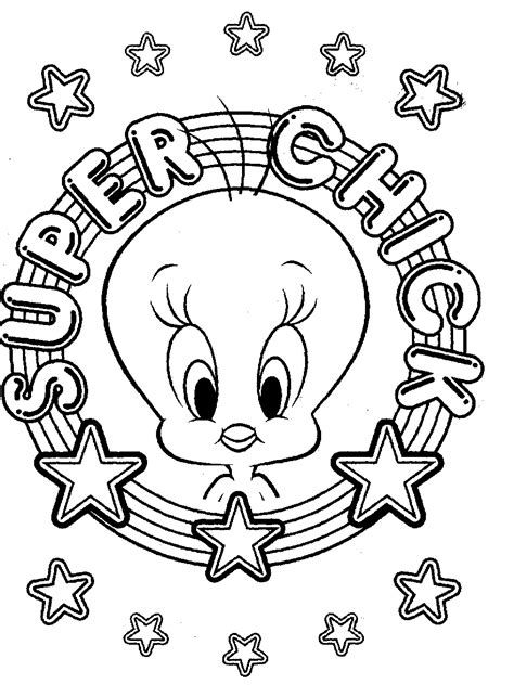 Tweety Bird Coloring Pages Visual Arts Ideas