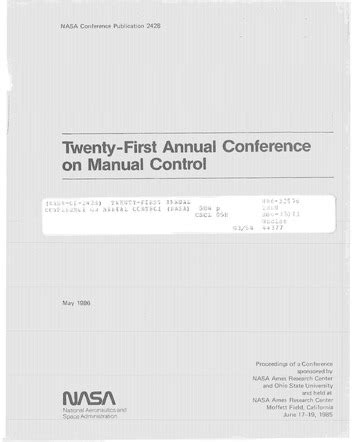 Twentieth annual conference on manual control by s g hart. - Lehre von der natürlichen anpassung in ihrer entwicklung, anwendung und bedeutung..