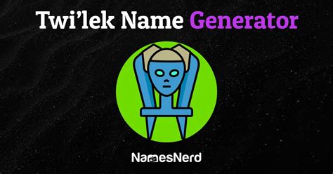 Twi’lek Name Generator. Weequay Name Generator. Ithorian Name Generator. Star Wars Name Generator. Forge Your Own Name: Discover Our Name Suggestions & Backstories. Robert Berg Last update: May 1, 2022 Be the First to Comment Table of Contents