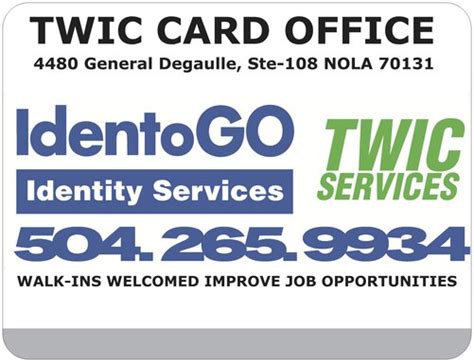 Twic card office in lafayette la. Supporting the State of Louisiana, IdentoGO Centers are operated by IDEMIA, the global leader in trusted identities. Today, the company partners with many federal, state and local government agencies as well as businesses covering a variety of industries that count on us for the secure capture and transmission of applicants’ fingerprints. 