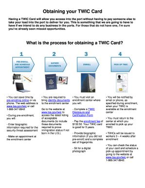 Twic card place in laplace. The TWIC card center in Baton Rouge is located at 4305 Bluebonnet Blvd, opposite the PARC at Claycut Bayou complex. Another TWIC enrollment center is located at 400 W. Saint Franci... 