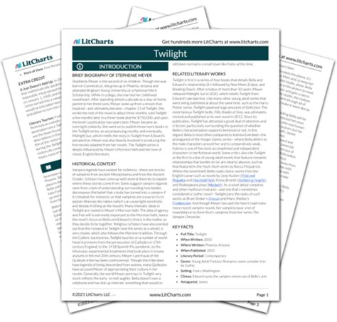 Twilight Character Analysis - LitCharts