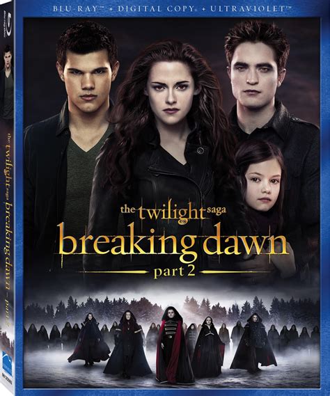 Twilight breaking dawn pt 2. The Twilight Saga: Breaking Dawn – Part 2 (atau disebut juga dengan Breaking Dawn – Part 2) adalah sebuah film roman fantasi yang disutradarai oleh Bill Condon dan diangkat dari novel laris Breaking Dawn karangan Stephenie Meyer.Film ini merupakan bagian kedua dari film terakhir seri The Twilight Saga, yang di pecah menjadi dua film karena … 