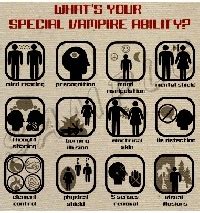 Twilight vampire girl.  These special abilities differentiate from the physically...