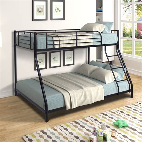 Twin Over Full Bunk Bed with Removable Ladder,Heavy Duty