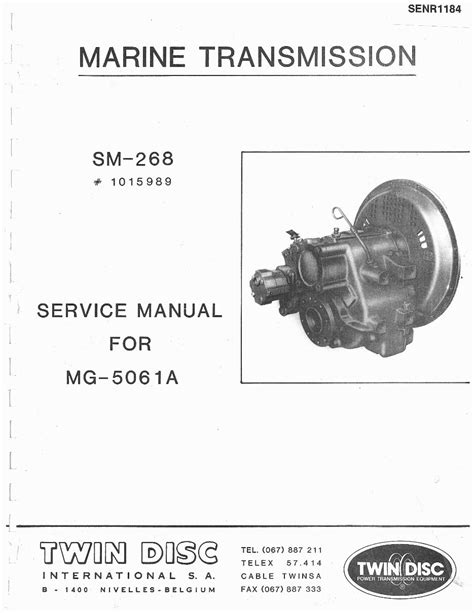 Twin disc mg 5061a service manual. - Download whats way practical guide waking.