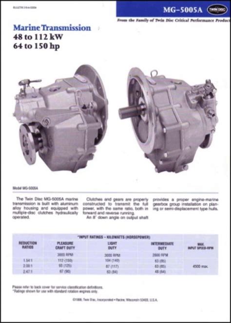 Twin disc mg 507 service manual. - Mercury racing hp 500 efi service manual.