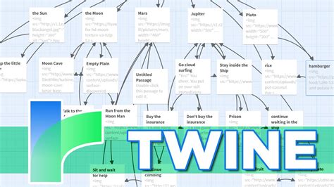 Twine software. Twine is an open-source tool for telling interactive, nonlinear stories.Twine publishes directly to HTML, so you can post your work nearly anywhere. Anything you create with it is completely free to use any way you like, including for commercial purposes. You don't need to write any code to create a simple story with the app, but you can extend … 