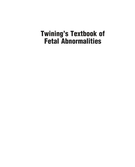 Twinings textbook of fetal abnormalities by anne marie coady. - 1994 camaro firebird trans am repair shop manual 2 volume set original.