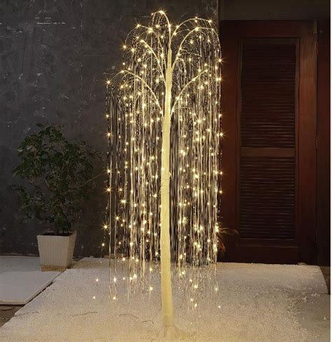 Twinkle light tree. The tree is prestrung with color changing multicolor 5MM LED lights with 10 functions so you can choose whether you want the lights to twinkle, stay steady, or many other options. An included foot pedal adds convenience so you can change the light settings easily. 