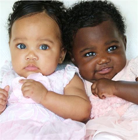 Twins blacked. Identical twins. The National Library of Medicine says that monozygotic, or identical, twins are conceived from one fertilized egg. This egg separates into two embryos after it has begun to divide ... 