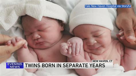 Twins born in separate years in Connecticut