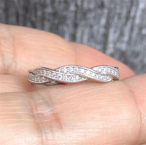 Twist Eternity Band - Etsy