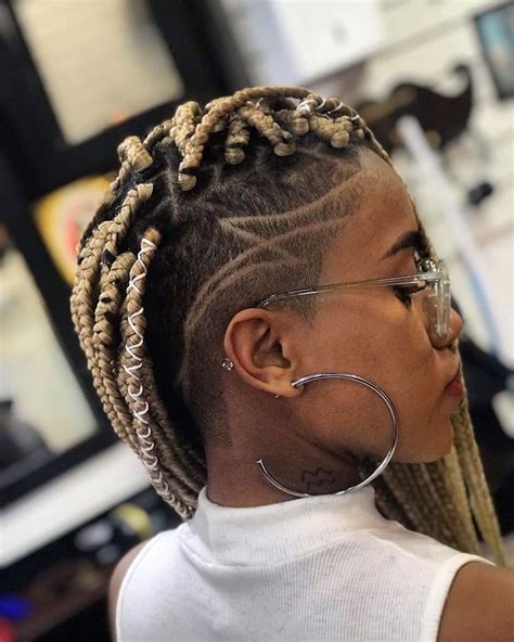 Shaved Sides + Braids / Twists · Tapered Natural Hair · Be Natural · Curly Hair ... Cut Short Natural Haircuts, Black Women Hairstyles, Pretty Hairstyles, Short .... 