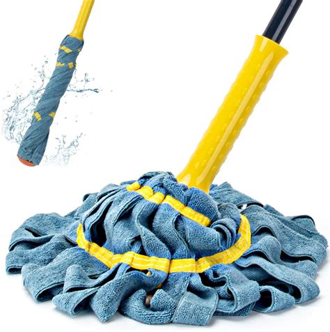 Twist mop.  This innovative system features patented hands-free spin drying techno...