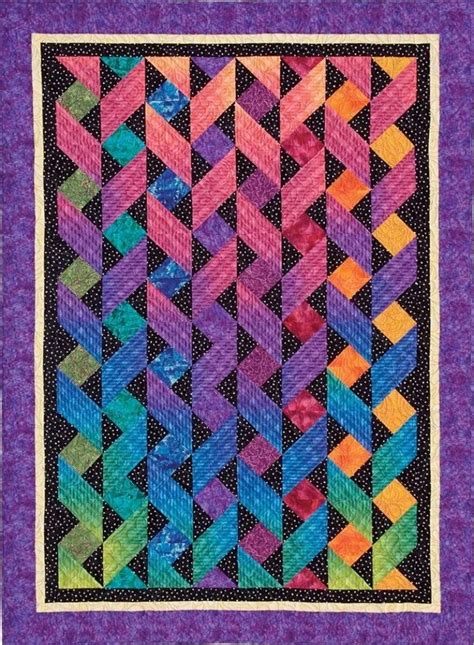 Twisted Ribbon Quilt Pattern