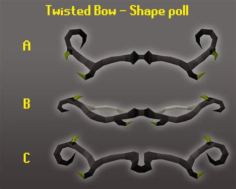 Twisted bow ge. Bows are ranged weapons. Most bows can be crafted using the Fletching skill. Most bows require arrows to shoot. There are three different kinds of bows: shortbows, longbows, and composite bows. Shortbows attack faster but have a shorter attack range than longbows. Longbows have longer range but have a slower attack speed. Composite bows have the same attack range as longbows, but fire slightly ... 