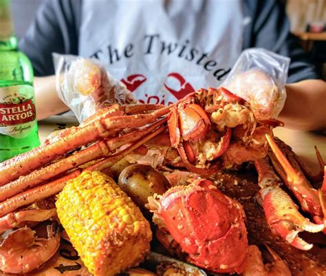 Start your review of The Twisted Crab Seafood & Bar. Overall rating. 34 reviews. 5 stars. 4 stars. 3 stars. 2 stars. 1 star. Filter by rating. Search reviews. Search .... 