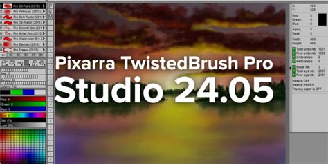 Complimentary access of the modular Pixarra Twistedbrush Pro Studio 24.05