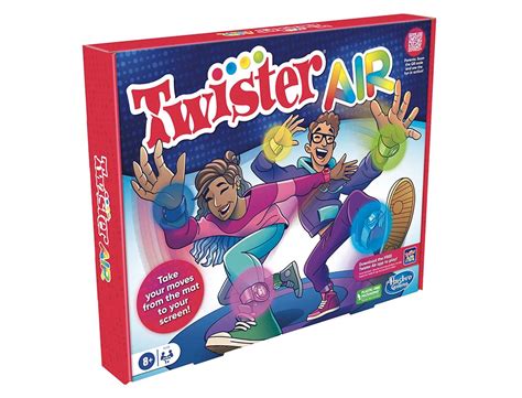 The Twister Air party game is an app-enabled version of the iconic pastime that incorporates new elements of gameplay for participants of all ages. The game works by having participants wear colored wristbands and ankle bands, and respond to the augmented reality (AR) onscreen action rather than having to twist and contort …. 