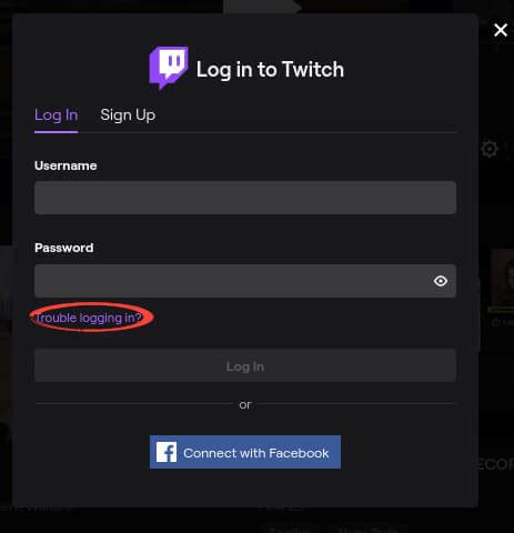 Twitch Recover 안됨