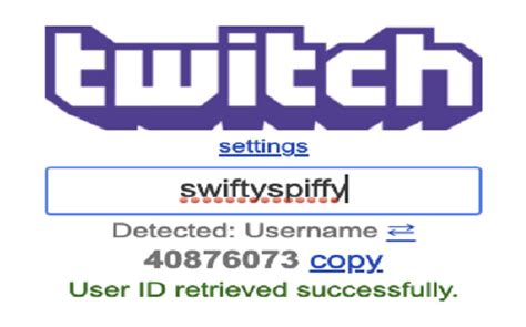 Twitch get user id.  Jan 10, 2018 · I have twitch.  Why Convert Twitch Channel ID...