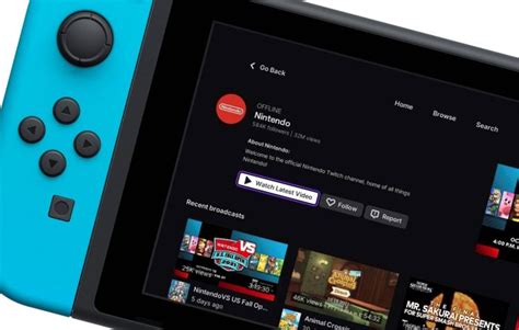 Twitch is now on Switch 
