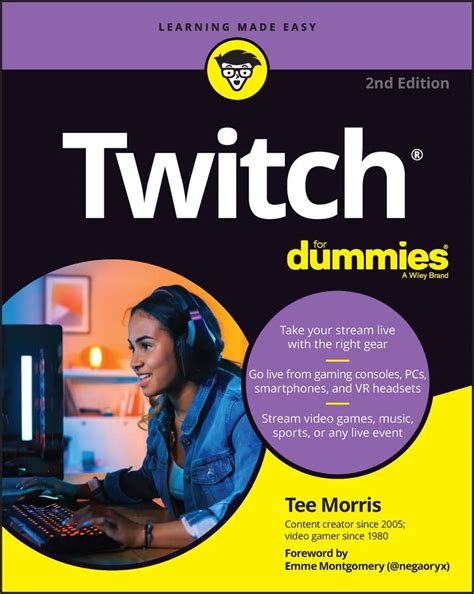Read Twitch For Dummies By Tee Morris